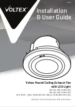 Preview for 1 page of Voltex VEFLED-200 Installation & User Manual