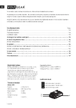 Preview for 14 page of VOLTGEAR PLUS+ 6500500 Operating Instructions Manual