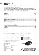 Preview for 18 page of VOLTGEAR PLUS+ 6500500 Operating Instructions Manual