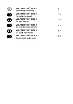 Preview for 2 page of Voltmaster DCM 1 Operating Manual