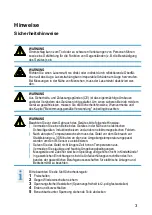 Preview for 3 page of Voltmaster DMM 1 Operating Instructions Manual