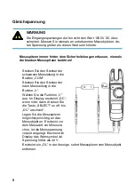 Preview for 8 page of Voltmaster FCM1 Operating Manual