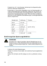 Preview for 16 page of Voltmaster FCM1 Operating Manual