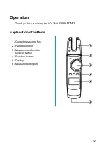 Preview for 23 page of Voltmaster FCM1 Operating Manual