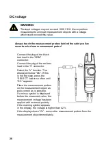 Preview for 26 page of Voltmaster FCM1 Operating Manual