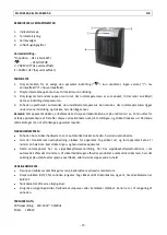 Preview for 38 page of VOLTOMAT HEATING FH-106145.3 Instruction Manual