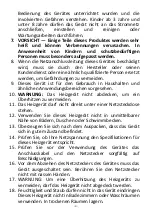 Preview for 4 page of VOLTOMAT HEATING FH-107756.1 Instruction Manual