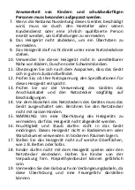 Preview for 3 page of VOLTOMAT HEATING FH-107760.1 Instruction Manual