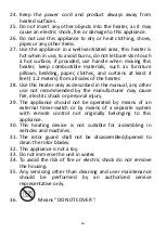 Preview for 47 page of VOLTOMAT HEATING FH-110691.1 Instruction Manual