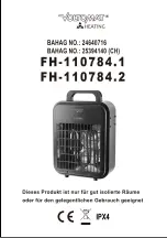 Предварительный просмотр 1 страницы VOLTOMAT HEATING FH-110784.1 Instruction Manual