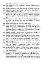 Preview for 5 page of VOLTOMAT HEATING FH-110784.1 Instruction Manual