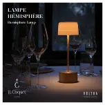 Preview for 1 page of VOLTRA J.L Coquet Hemisphere Lamp Manual