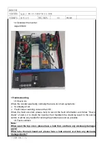 Предварительный просмотр 6 страницы Voltronic Power Axpert VM III-3000 Service Manual