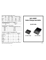 Preview for 1 page of Voltronic Power SCC-MPPT 300W Quick Manual