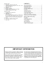 Preview for 3 page of Volvo Penta AQ205 Operator'S Manual