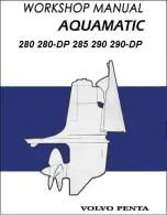 Volvo Penta AQUAMATIC 280 Workshop Manual предпросмотр