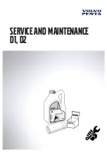 Volvo Penta D1 Series Service Manual preview