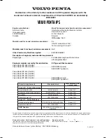 Preview for 121 page of Volvo Penta D4-260 Operator'S Manual