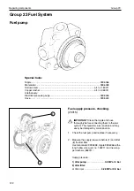 Предварительный просмотр 112 страницы Volvo Penta TAD520GE Workshop Manual