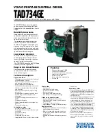 Volvo Penta TAD734GE Manual preview