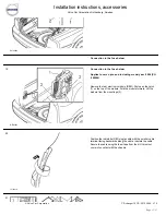 Предварительный просмотр 11 страницы Volvo 10 CD Installation Instructions, Accessories