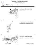 Предварительный просмотр 13 страницы Volvo 10 CD Installation Instructions, Accessories