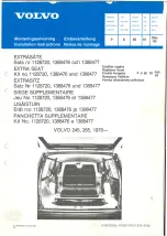 Volvo 1128720 Installation Instructions Manual предпросмотр