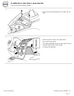 Предварительный просмотр 4 страницы Volvo 1281842 Installation Instructions, Accessories