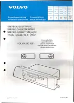 Preview for 1 page of Volvo 13 84 580 Installation Instructions Manual