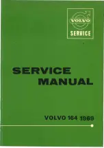 Preview for 1 page of Volvo 164 1969 Service Manual