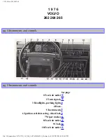 Предварительный просмотр 5 страницы Volvo 1976 262 Owner'S Manual