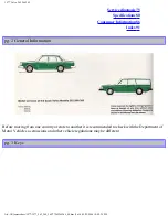 Предварительный просмотр 3 страницы Volvo 1977 262 GL Owner'S Manual