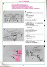 Предварительный просмотр 6 страницы Volvo 1987 240 Installation Instructions Manual