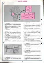 Предварительный просмотр 8 страницы Volvo 1987 240 Installation Instructions Manual