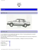 Предварительный просмотр 92 страницы Volvo 1987 760 Owner'S Manual