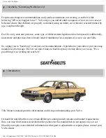 Preview for 3 page of Volvo 1990 780 Owner'S Manual