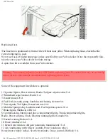 Предварительный просмотр 126 страницы Volvo 1992  240 Owner'S Manual