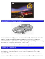 Volvo 1998 C70 Operation And Care Manual preview