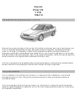 Volvo 1998 S70 Operation And Care Manual предпросмотр