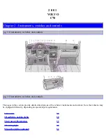 Предварительный просмотр 14 страницы Volvo 2001 C70 Operation And Care Manual