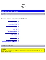 Предварительный просмотр 21 страницы Volvo 2001 C70 Operation And Care Manual