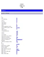 Предварительный просмотр 79 страницы Volvo 2001 C70 Operation And Care Manual