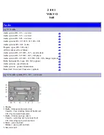 Предварительный просмотр 29 страницы Volvo 2001 S60 Manual