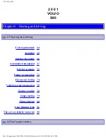 Предварительный просмотр 96 страницы Volvo 2001 S80 Operation Manual