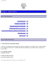 Предварительный просмотр 174 страницы Volvo 2001 S80 Operation Manual