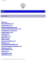 Предварительный просмотр 214 страницы Volvo 2001 S80 Operation Manual