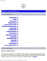 Предварительный просмотр 51 страницы Volvo 2001 V70 Operation And Care Manual