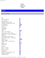 Предварительный просмотр 111 страницы Volvo 2001 V70 Operation And Care Manual