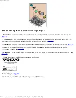 Предварительный просмотр 121 страницы Volvo 2001 V70 Operation And Care Manual