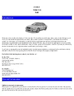 Volvo 2002 S60 Owner'S Manual предпросмотр